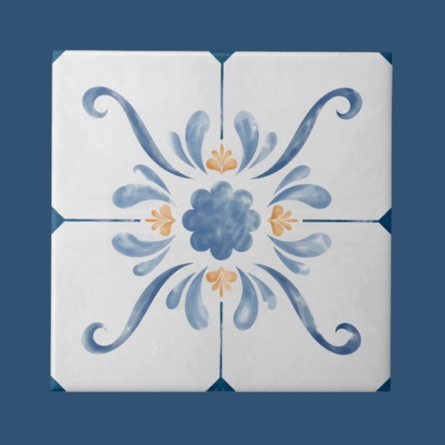Geometric Flower Pattern Tile - Stylish and Elega Fliese (Von Creator hochgeladen)