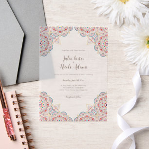 Geometric Glittering Metallic Luxury Wedding