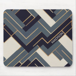 Geometric Golden illustration Mousepad