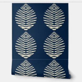 Geometric Leaves Tapete