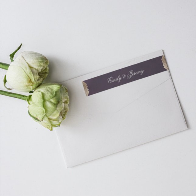 Geometric Lila Gatsby Wedding (Von Creator hochgeladen)