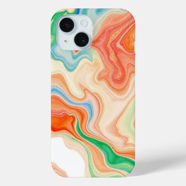  Geometric Line Art Phone Case for iPhone (Rückseite)