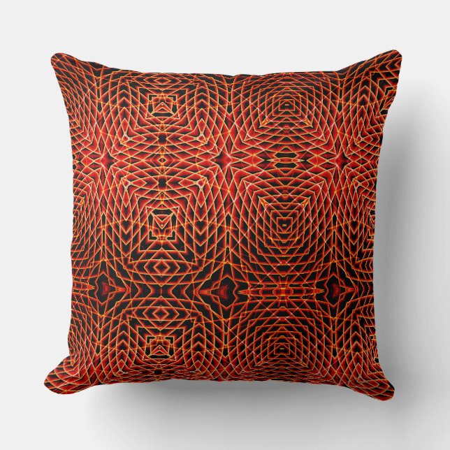 GEOMETRIC LINESThrow Pillow Kissen (Vorderseite)