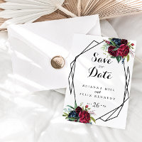 Geometric Luxury Whimsical Boho Save the Date