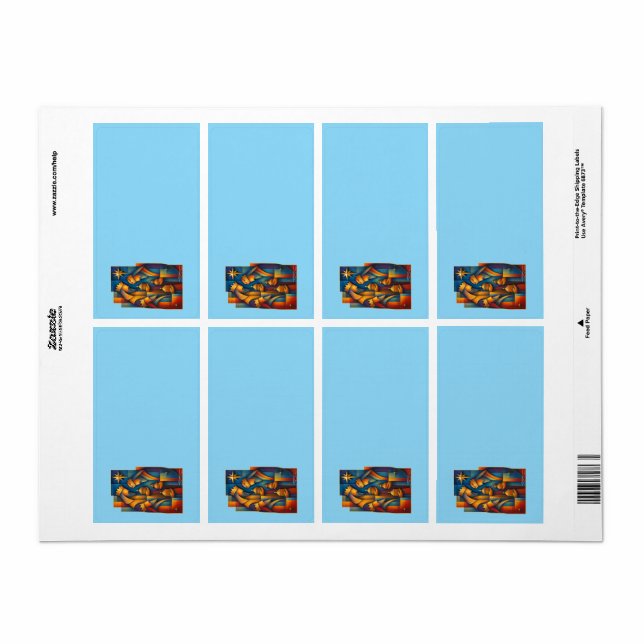 Geometric Magi - Three Wise Men Christmas Star Art (Vorne)