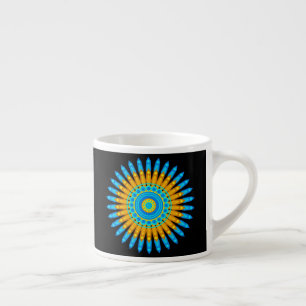 Geometric Mandala Art Circle Design 48256 Espressotasse