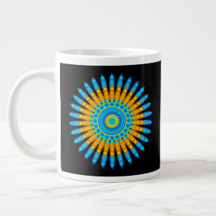 Geometric Mandala Art Circle Design 48256 Jumbo-Tasse