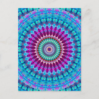 Geometric Mandala G382 Postkarte