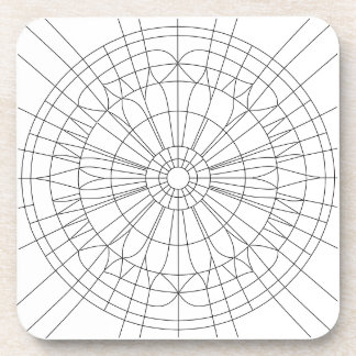Geometric Mandala Pattern Getränkeuntersetzer