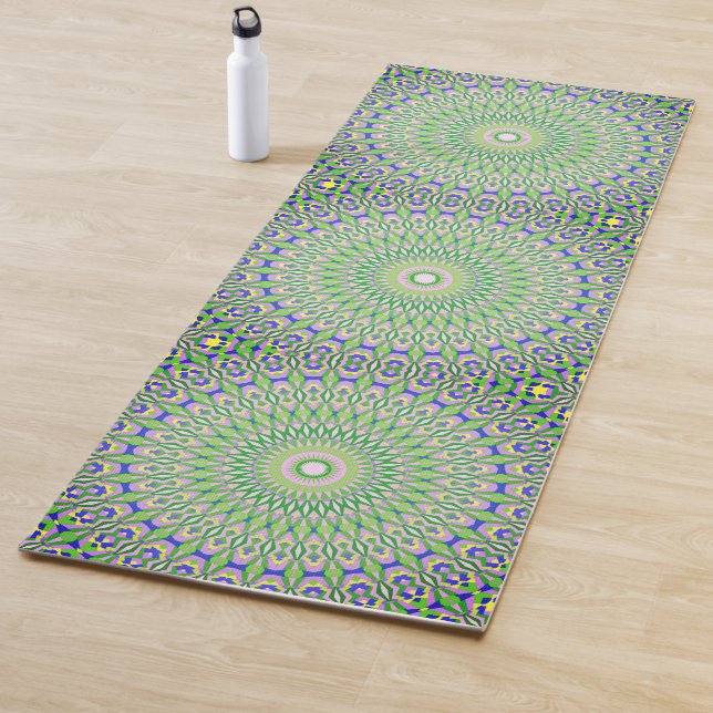 Geometric Mandala Yogamatte (Beispiel)