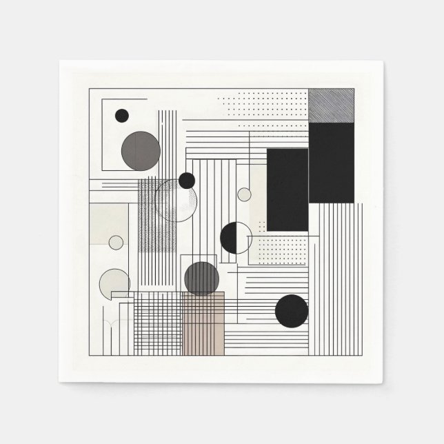 Geometric Matrix Serviette (Vorderseite)