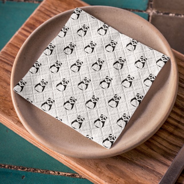 Geometric Panda Seidenpapier (Von Creator hochgeladen)