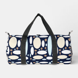 Geometric pattern duffle bag