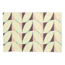 Geometric pattern in retro vibe kissenbezug