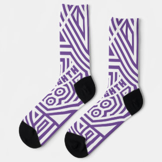 Geometric pattern LOGO  ONEIGHTH TOKYO Original Socken
