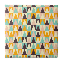 Geometric pattern of multi-colored triangles  fliese