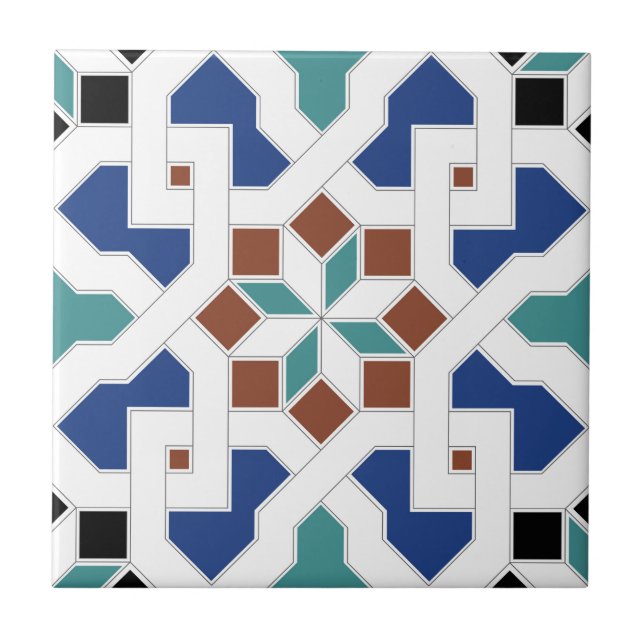 Geometric Pattern - Oriental Design Pt.4 Fliese (Vorderseite)