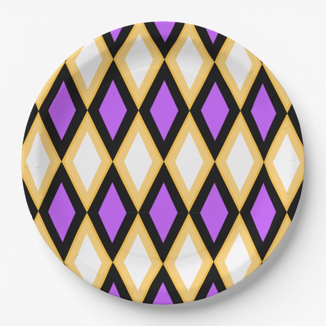 Geometric Pattern Pappteller (Vorderseite)