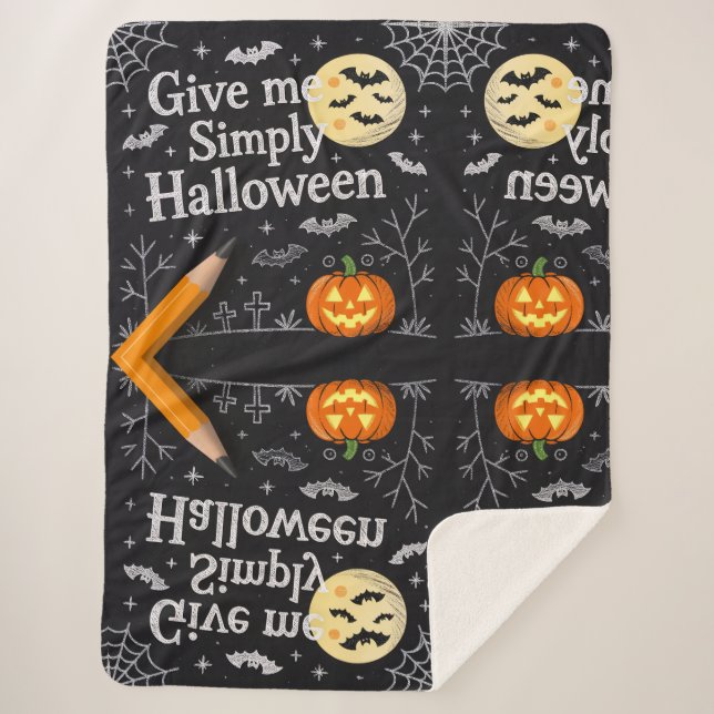 Geometric Pattern Sherpa Blanket Sherpadecke (Vorderseite)