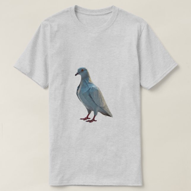 Geometric Pigeon T-Shirt (Design vorne)