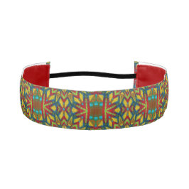 Geometric Red Blue & Yellow Vintag Tribal Ethnic