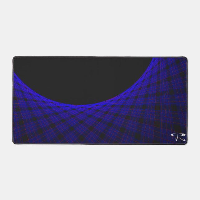 Geometric Space Carpet Gaming Mouse Pad Schreibtischunterlage (Vorderseite)