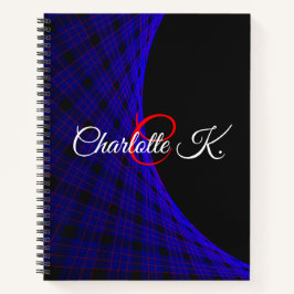 Geometric Space Carpet Spiral Notebook Notizbuch