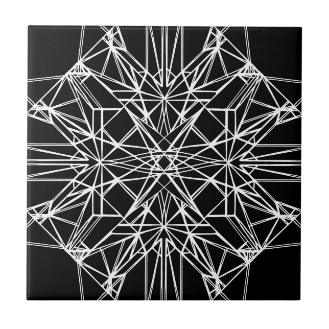 Geometric Symmetry Fliese (Vorderseite)