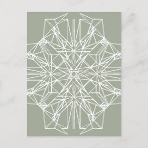 Geometric Symmetry Postkarte