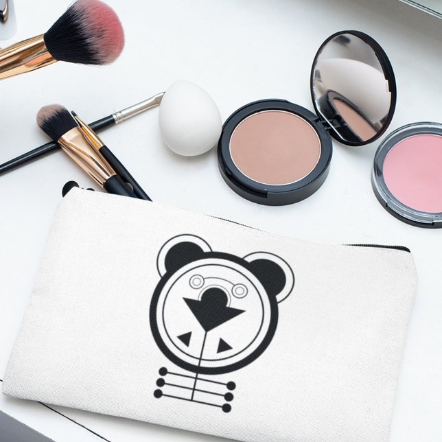 Geometric Tatsu Dragon Zodiac Zubehörtasche (Keep your essentials protected with the powerful Tatsu Dragon zodiac pouch.
)