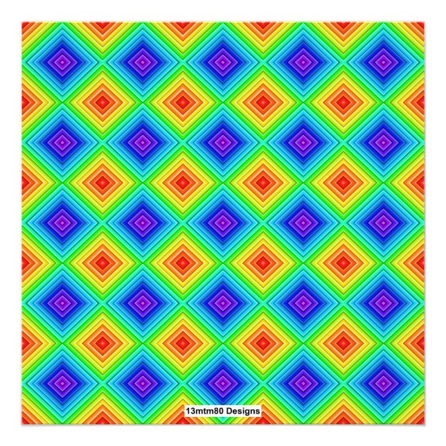 Geometric Topography (pattern) - Photo Print Fotodruck (Vorne)