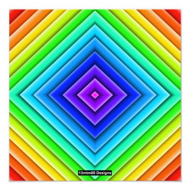 Geometric Topography (single) - Photo Print Fotodruck (Vorne)