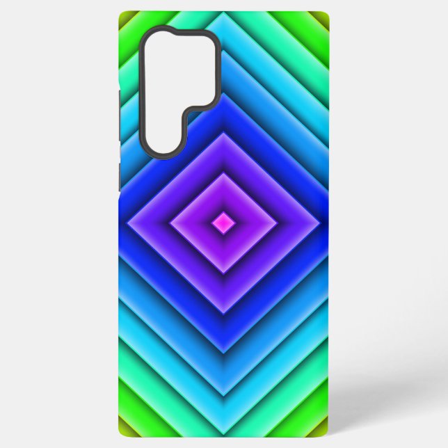 Geometric Topography (single) - Samsung Phone Case Samsung Galaxy Hülle (Rückseite)
