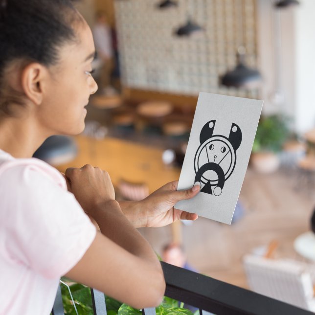 Geometric Tora Tiger Post-it Klebezettel (Von Creator hochgeladen)