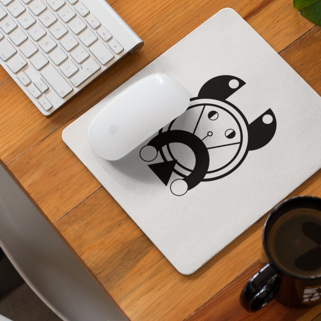 Geometric Tora Tiger Zodiac Mousepad (Work fierce, click with tiger focus)