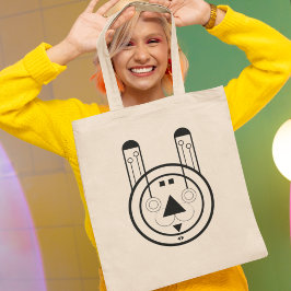 Geometric Usagi Rabbit Zodiac Tragetasche