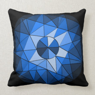 Geometrics Kreis-Edelstein-Entwurfs-Kissen Kissen