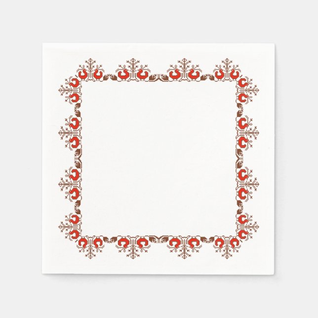 Geometrie Art Napkin Serviette (Vorderseite)