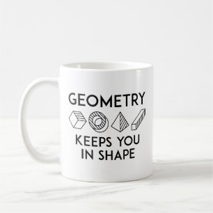 Geometrie Behalte Ihnen in Form Kaffeetasse