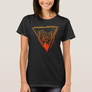 Geometrie Berge Wanderung Berg 1 T-Shirt