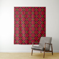 Geometrie der Dynastie: Traditionelles rotes chine