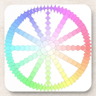 Geometrie der Evolution Polygon Getränkeuntersetzer