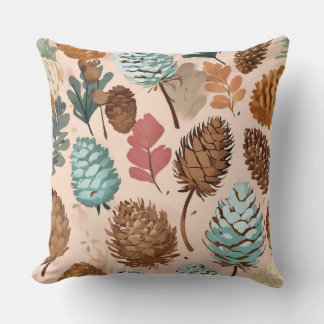 "Geometrie der Natur: Pinecone Elegance" Kissen