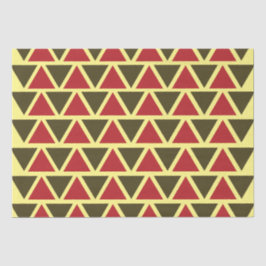 Geometrie des grünen roten Dreiecks Seidenpapier