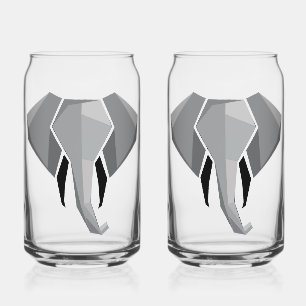 Geometrie Elephant Head Dosenglas