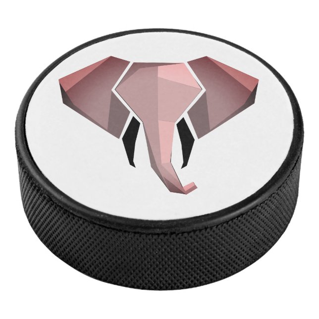 Geometrie Elephant Head Eishockey Puck (3/4)