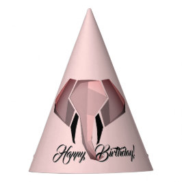 Geometrie Elephant Head Geburtstag Partyhütchen