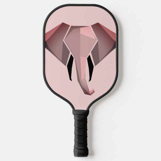 Geometrie Elephant Head Pickleball Schläger (Vorderseite)