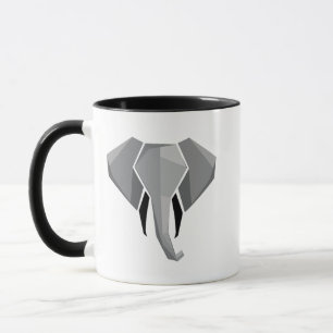 Geometrie Elephant Head Tasse