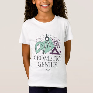 Geometrie Genie Mathe-Wissenschaft Zurück zur Schu T-Shirt